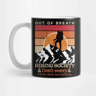 Hiking Society - Retro Grunge Mug